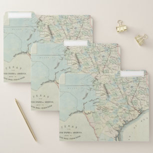 Texas of the United States of America File Folder