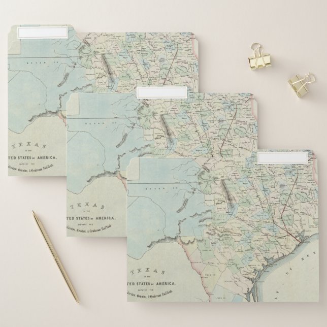 Texas of the United States of America File Folder (Set)