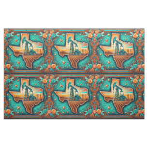 Texas Oil Gas Drilling Pump Jack Fabric