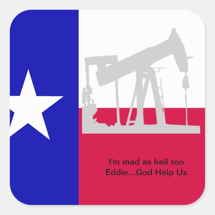 Texas Oil Rig Sticker