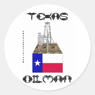 Texas Oilman Oil, Field Sticker