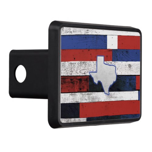 Texas on Wooden Boards Hitch Cover