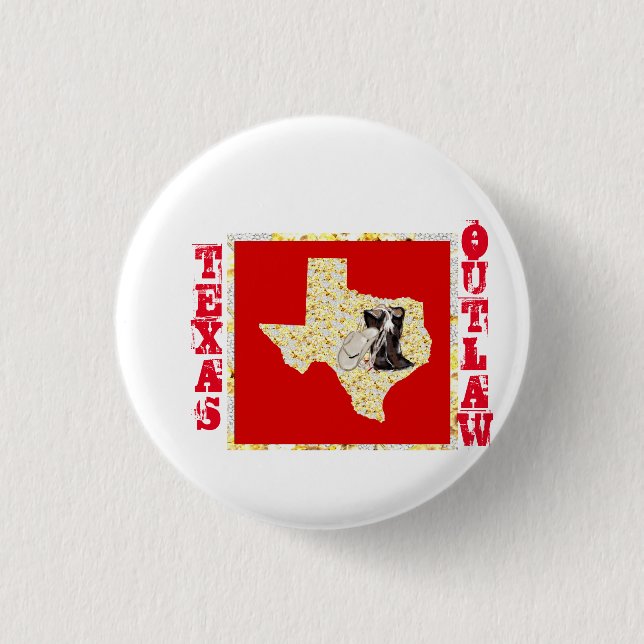 TEXAS OUTLAW BUTTON (Front)