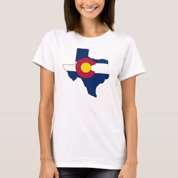 Texas Outline Colorado Flag Womens Tank Top by ColoradoCreativity at Zazzle