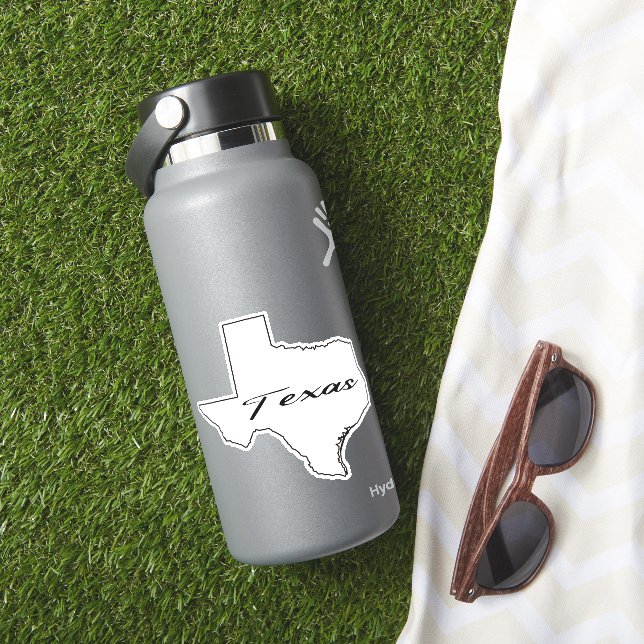 Texas outline sticker (HydroFlask Insitu)