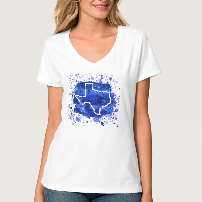 TEXAS "Paint the Mother Blue" Ed. 1 Women's Tee (Front)