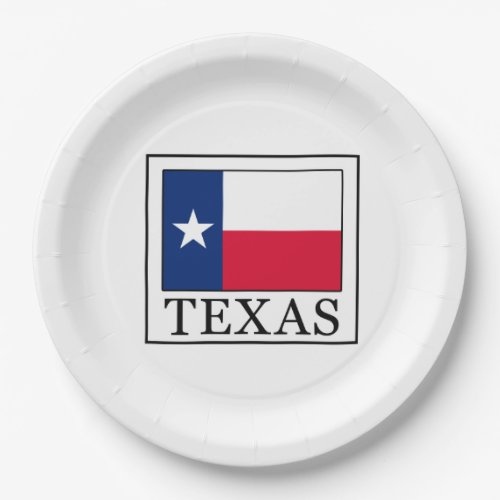 Texas Paper Plates