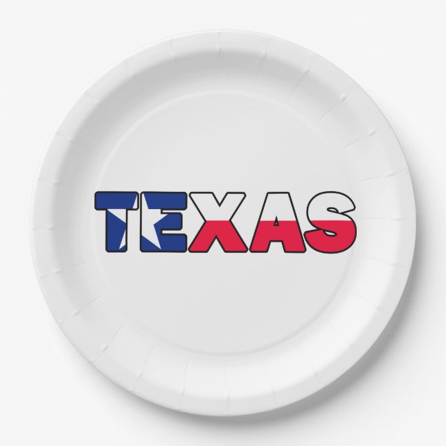 Texas Paper Plates (Front)