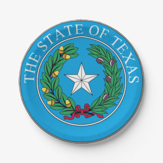 Texas Paper Plates