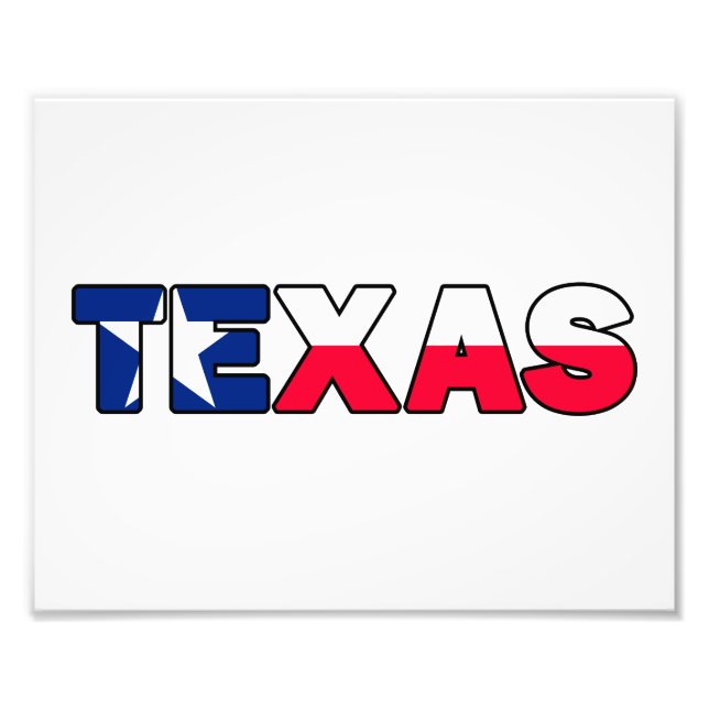 Texas Photo Print (Front)