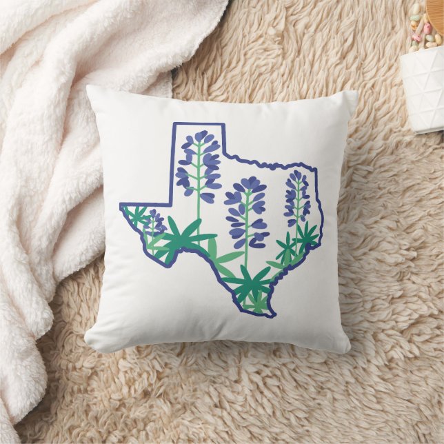 Texas Pillow, Texas State Pillow, Texan, Texas Throw Pillow (Blanket)