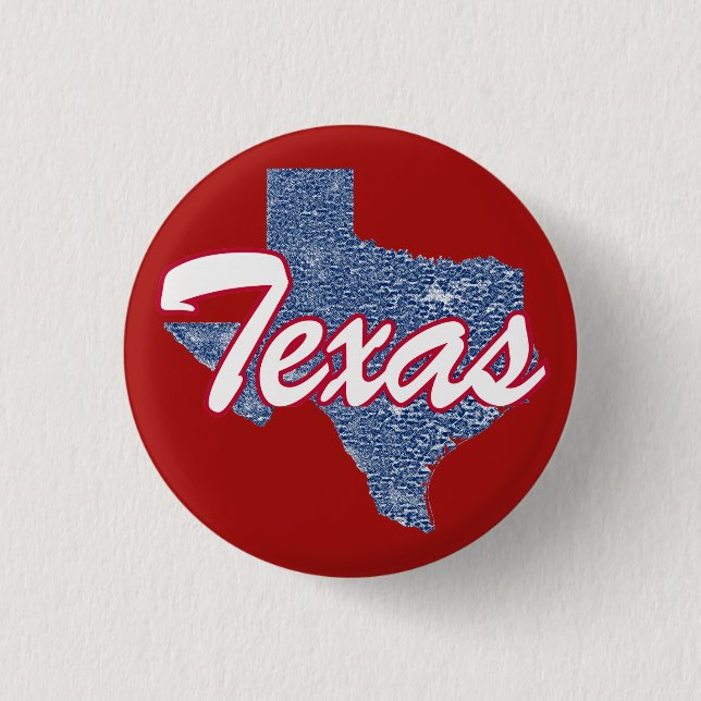 Texas Pinback Button (Front)