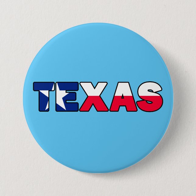 Texas Pinback Button (Front)