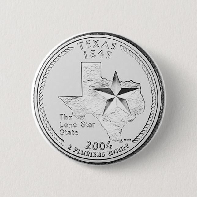 Texas Pinback Button (Front)