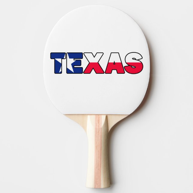 Texas Ping Pong Paddle (Front)