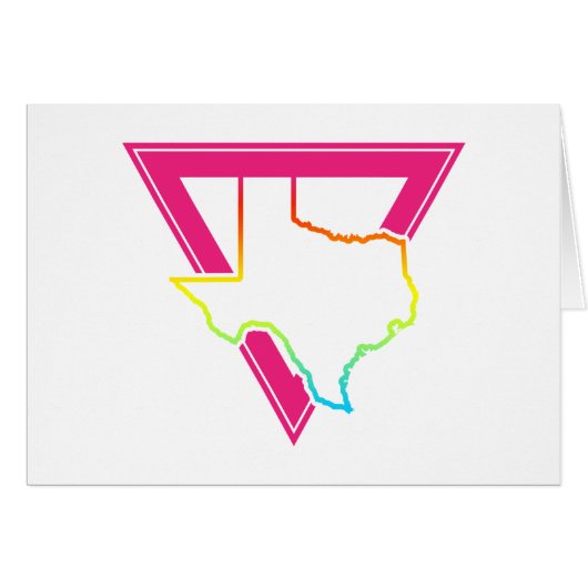 texas pink triangle cards (Front Horizontal)