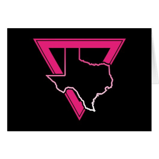 texas pink triangle cards (Front Horizontal)