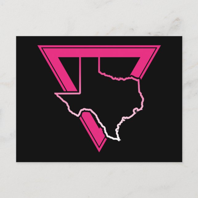 texas pink triangle postcard (Front)