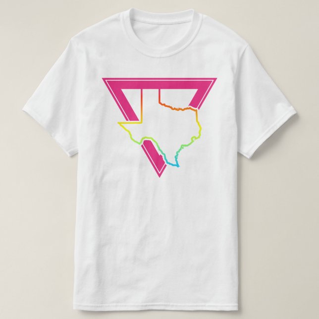 texas pink triangle T-Shirt (Design Front)