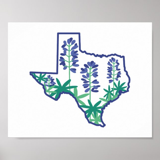 Texas Poster, Texas State Poster, Texan, Texas Poster (Front)