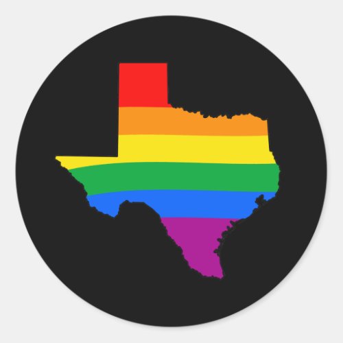 TEXAS PRIDE _png Classic Round Sticker