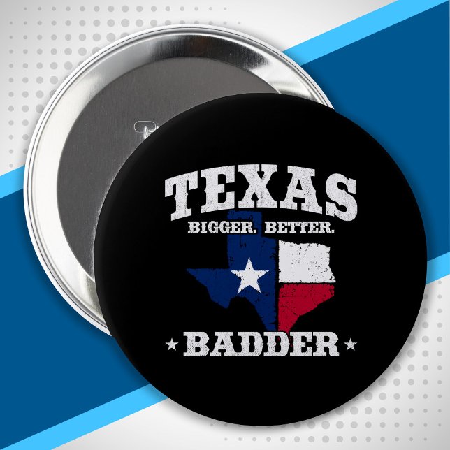 Texas Pride - Proud Texan - Texas State Flag Button (Creator Uploaded)