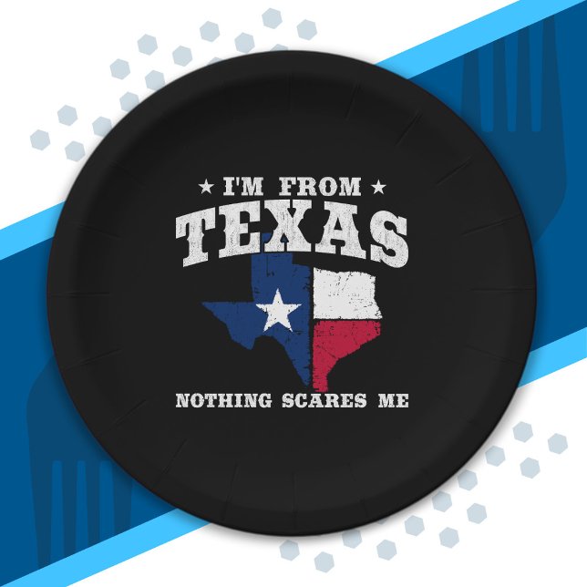 Texas Pride - Texas Meme - Texas State Flag Paper Plates (Creator Uploaded)