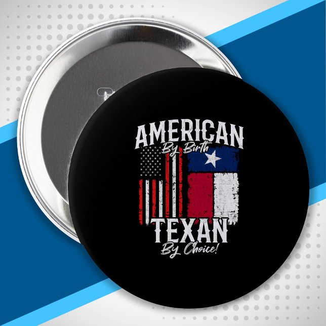 Texas Pride - Texas State Flag - American Flag Button (Creator Uploaded)