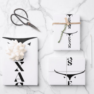 TEXAS PRIDE WRAPPING PAPER SHEETS