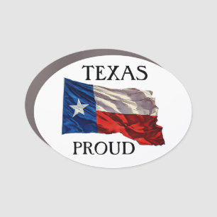 Texas Proud Car Magnet