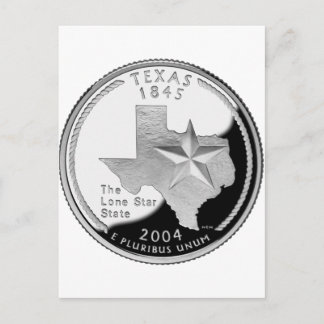 Texas Quarter Postcard
