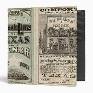 Texas Railroad 3 Ring Binder