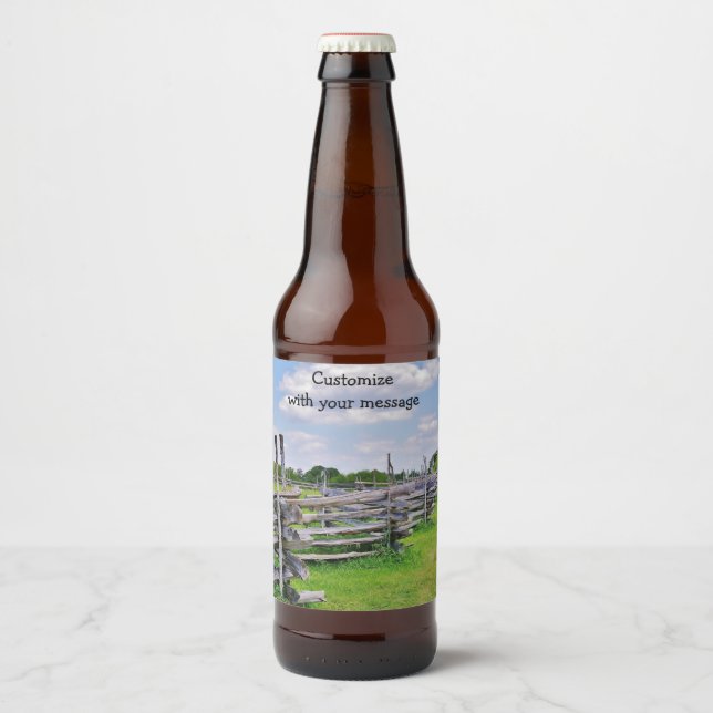 Texas Rails Wine Label (Front)