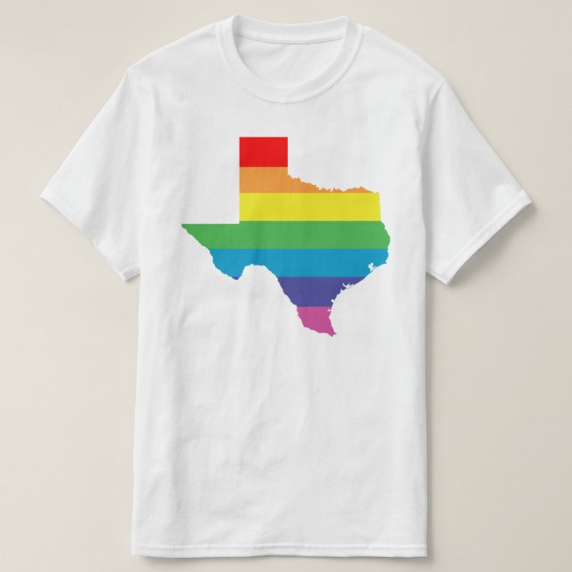 texas rainbow T-Shirt (Design Front)