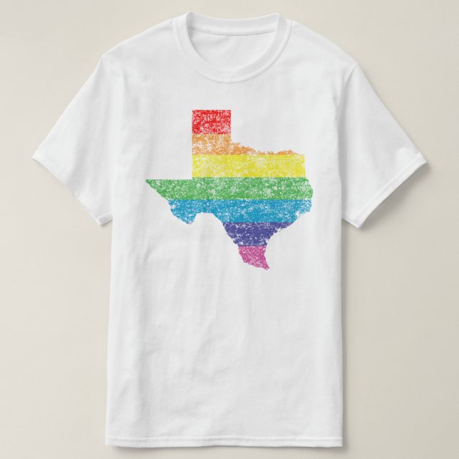 texas rainbow T-Shirt (Design Front)