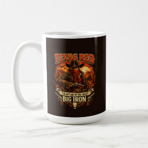 Texas Red – Legendary Outlaw Cowboy Western Design Coffee Mug