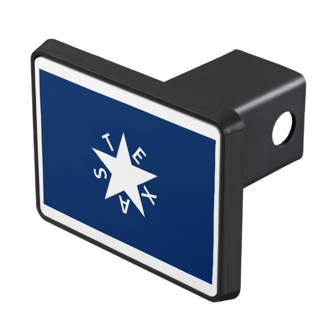 Texas Republic Flag Trailer Hitch Cover (Top Right)