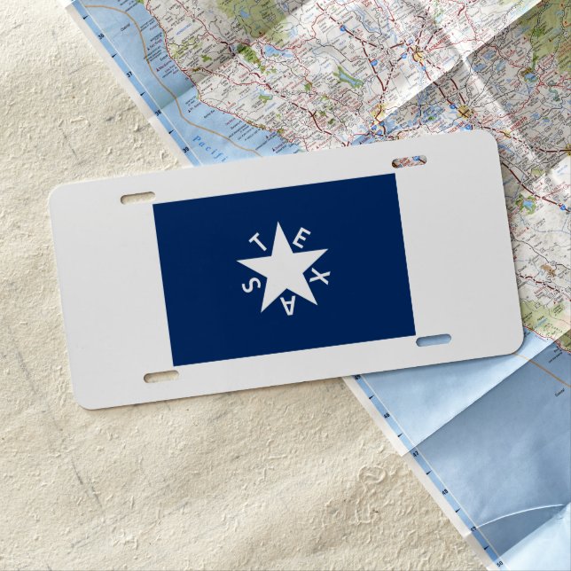 Texas Republic License Plate (In Situ)