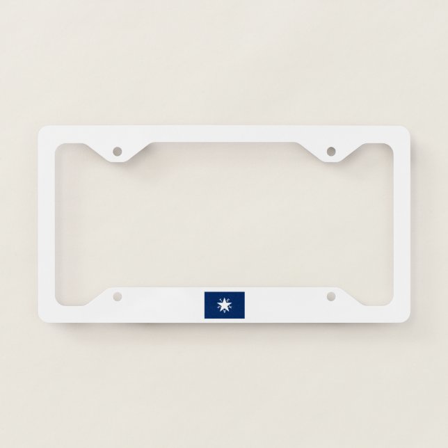 Texas Republic License Plate Frame (Front)