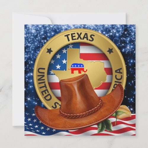 Texas Republican Patriotic Invitation _ srf