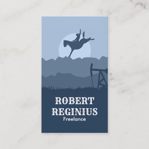 Texas Retro vintage style Business Card