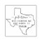 Texas Return Address Stamp Self-Inking