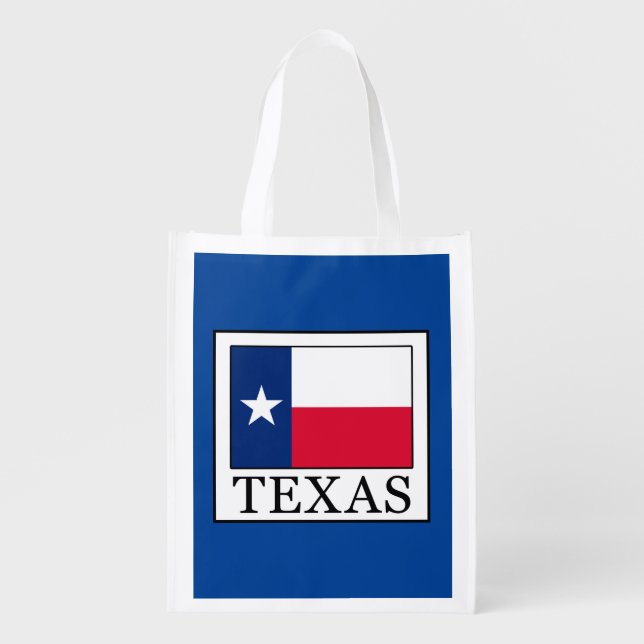 Texas Reusable Grocery Bag (Front)