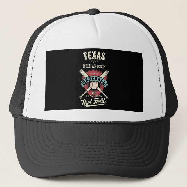 Texas Richardson Baseball Trucker Hat (Front)