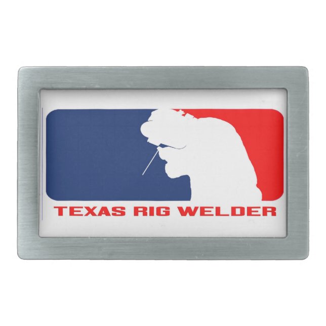 Texas Rig Welder Belt Buckle (Front)