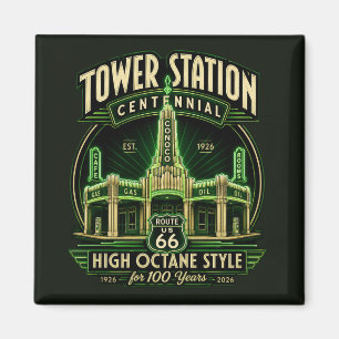 Texas Roadside Centennial Collectible Magnet