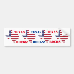 TEXAS ROCKS! BUMPER STICKER