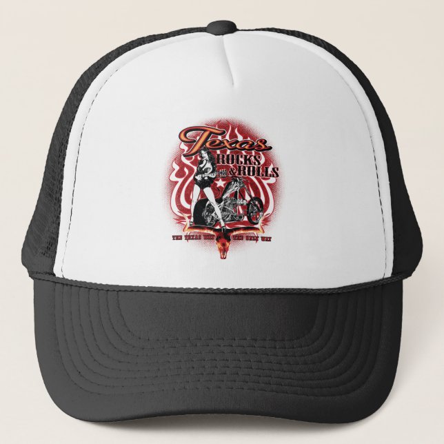 Texas Rocks Trucker Hat (Front)