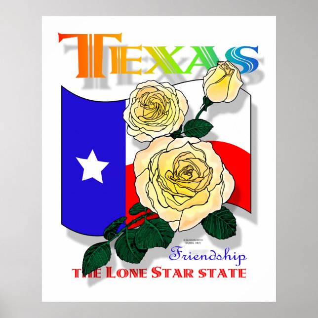 Texas rose superposter poster (Front)