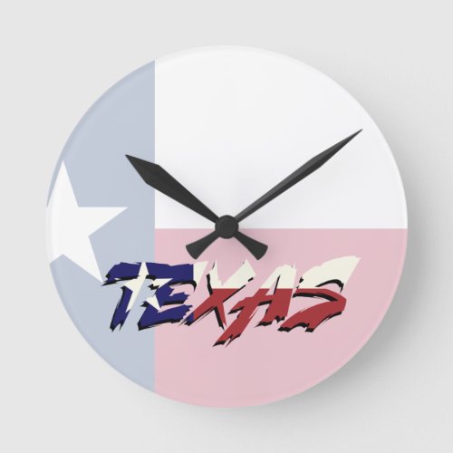 Texas Round Clock